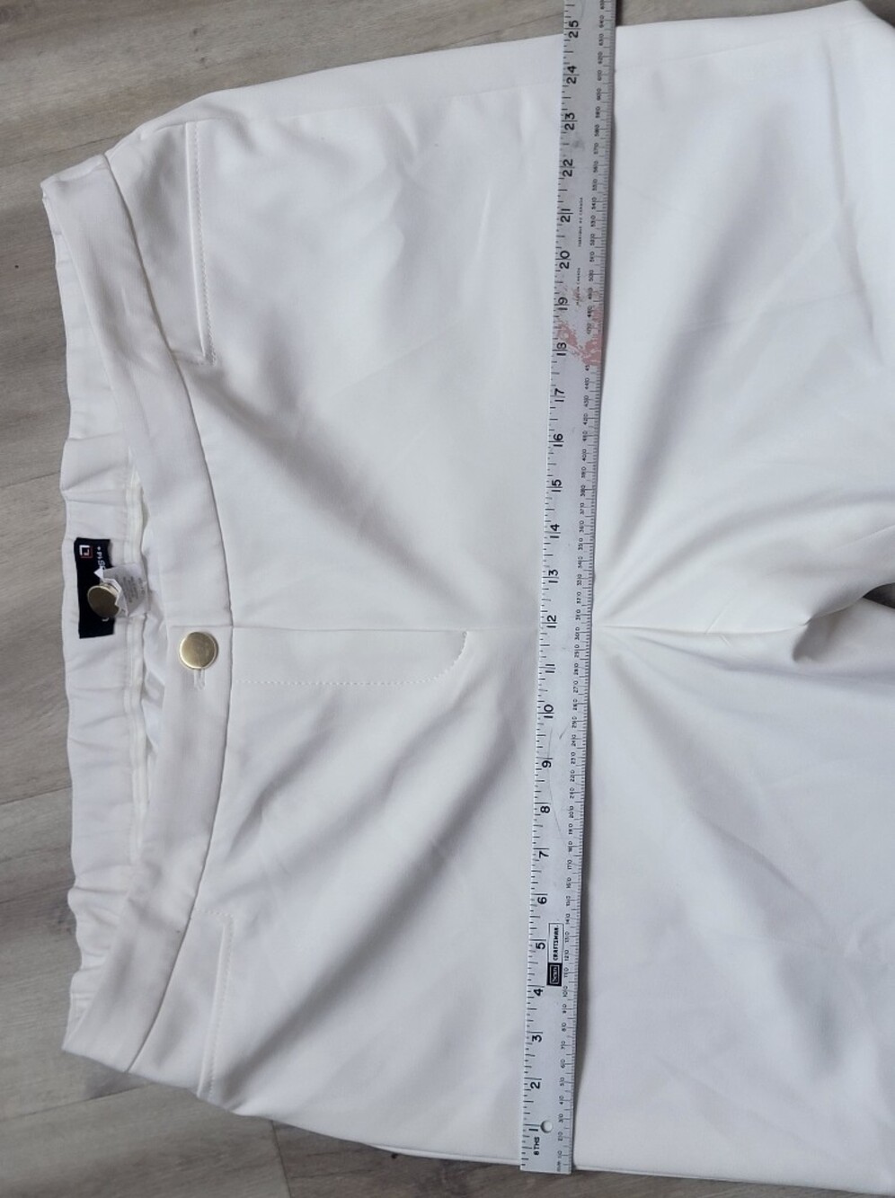 LAURAPLUS 14+ Cropped Cream Dress Pants - Picture 4 of 9
